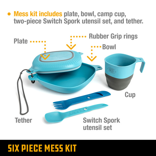 MESS KIT 6 PIECE