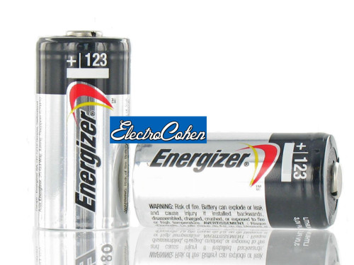 10 יחידות סוללה Energizer אנרג'ייזר CR123A