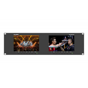מוניטור ליליפוט Lilliput RM-7029/S - 2×7” HDMI 2.0 & 3G-SDI Rack Mount Monitor