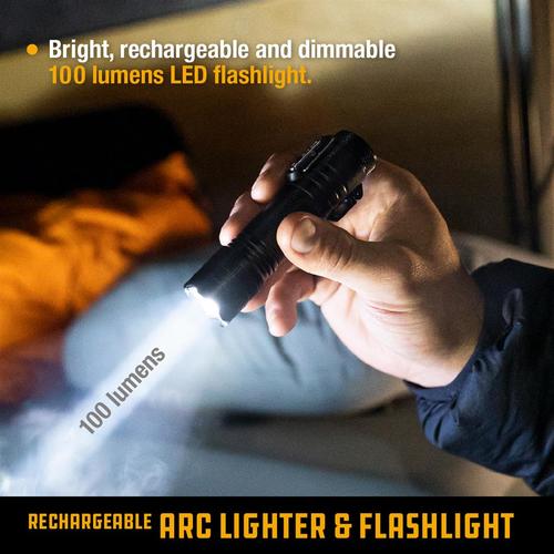 RECHARGEABLE PLASMA TORCH & FLASHLIGHT
