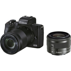 מצלמת קנון 55-200 + Canon EOS M50 II 15-45 רשמי