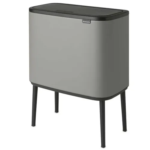 פח ברבנטיה למטבח 36 ליטר - Brabantia BO בטון מתוך קולקציית פחי אשפה למטבח (שילוב בחדר הרחצה) - פריט מעוצב לעיצוב חלל רחצה מודרני ויוקרתי