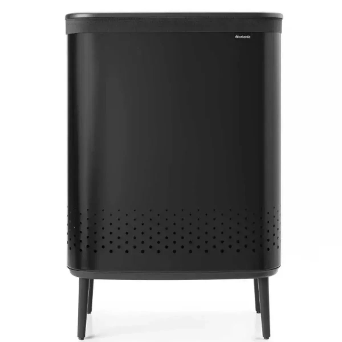 סל כביסה מחולק 45X2 ליטר -Brabantia BO שחור