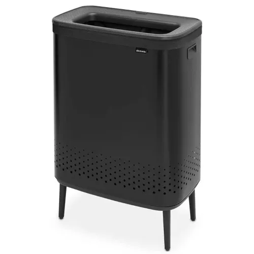 סל כביסה מחולק 45X2 ליטר -Brabantia BO שחור (תמונת מוצר) - פתרון פונקציונלי ואסתטי לארגון הבית