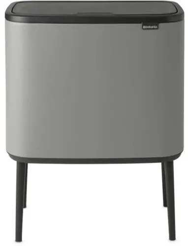פח ברבנטיה למטבח 36 ליטר - Brabantia BO בטון מתוך קולקציית פחי אשפה למטבח (צילום מוצר מקורי) - קל לניקוי ותחזוקה לשמירה על מראה חדש ומבריק