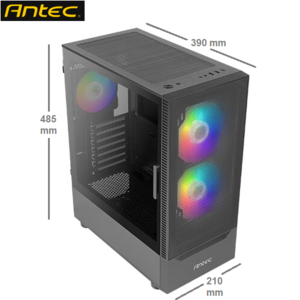מארז גיימינג Antec NX410 ATX, עם מאווררי ARGB
