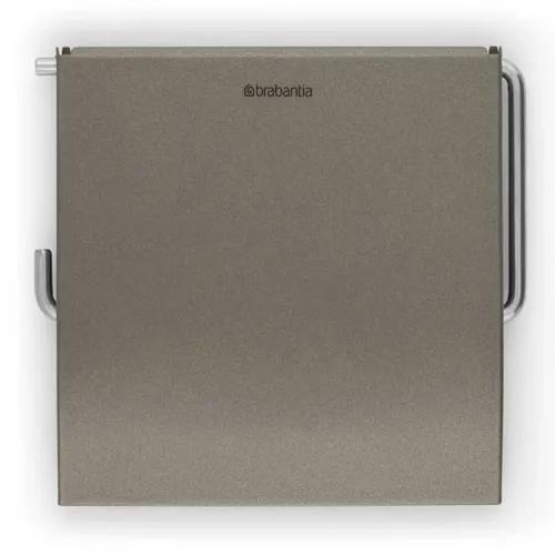 מתקן נייר טואלט Brabantia - פלטינום מתוך קולקציית מתקנים לנייר טואלט (מראה כללי של המוצר) - פתרון פונקציונלי ואסתטי לארגון הבית