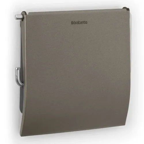 מתקן נייר טואלט Brabantia - פלטינום מתוך קולקציית מתקנים לנייר טואלט (צילום חומר הגלם) - פריט מעוצב לעיצוב חלל רחצה מודרני ויוקרתי