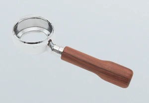 BOTTOMLESS FILTER-HOLDER WITH WOODEN KNOB