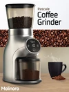 מטחנת קפה פסקל אלקטורנית מולינורו Pascale Molinoro electronic coffee grinder Gray אפור