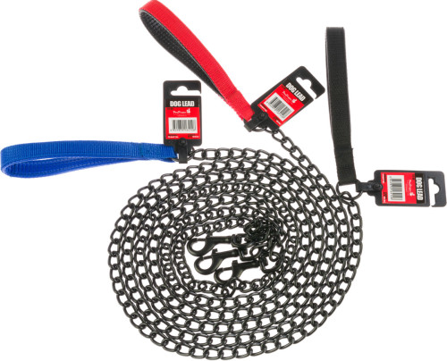 רצועת שרשרת מושחמת עם ידית מרופדת 1.5 מ’