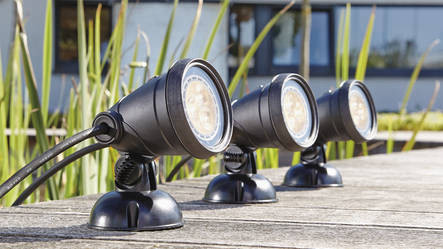 סט 3 תאורות לד לבריכת נוי Oase Lunaqua Classic led