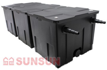 פילטר גרוויטציה לבריכות נוי, דגים ומזרקות SUNSUN CBF 350C
