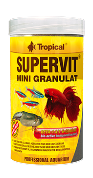 סופרויט מיני גרגרים 250 מ”ל Tropical Supervit Mini Granulat