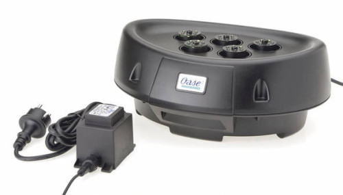 מזרקת מים מוארת לבריכת נוי Oase Water Starlet 12V