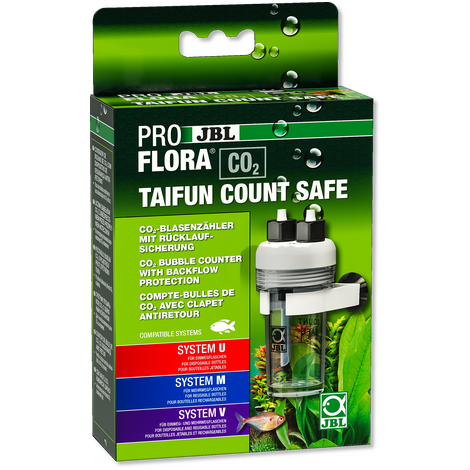 סופר בועות פלסטיק-JBL PROFLORA CO2 TAIFUN COUNT SAFE