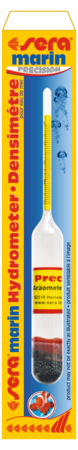 מד מליחות זכוכית צף sera marine hydrometer