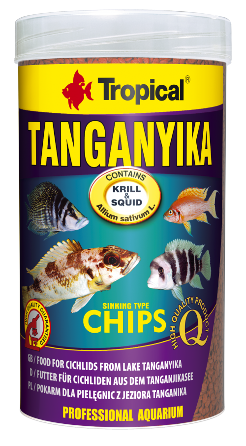 מזון טנגניקה צ'יפס 1000 מ”ל Tropical Tanganyika Chips