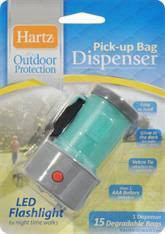 hartz pick up bag dispenser – פנס+שקיות איסוף צרכים