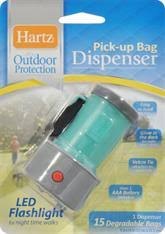 hartz pick up bag dispenser – פנס+שקיות איסוף צרכים