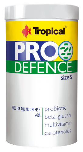 מזון פרוביוטי לדגים גודל סמול 250 מ”ל Tropical Pro Defence S 