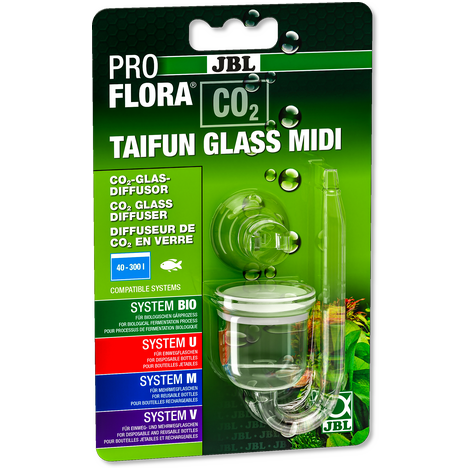 דיפיוזר זכוכית ג’י בי אל-JBL PROFLORA CO2 TAIFUN GLASS