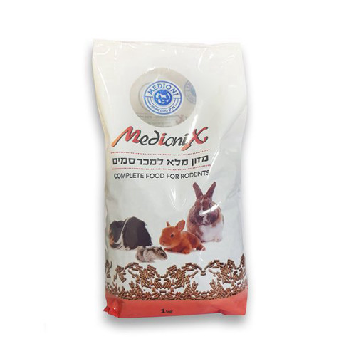מדיוני מזון מלא למכרסמים 1 ק”ג