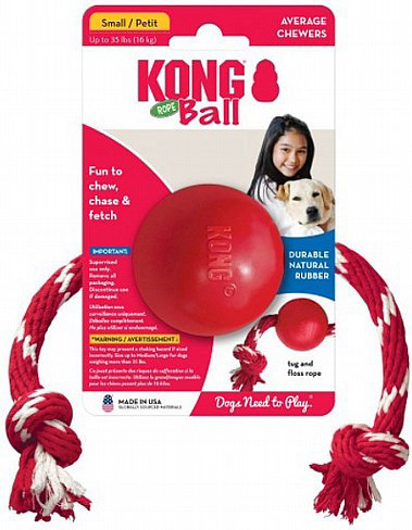 חבל דנטלי בשילוב כדור מאסיבי KONG