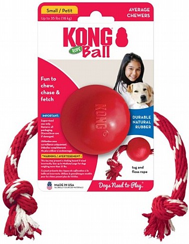 חבל דנטלי בשילוב כדור מאסיבי KONG