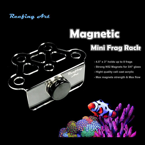  מדף פראגים מגנטי  Reefing Art Magnetic Coral Frag Rack  MINI 