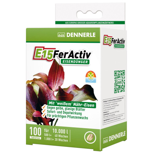 דנרלי כדורי ברזל 100 טבליות DENNERLE E15 FerActiv