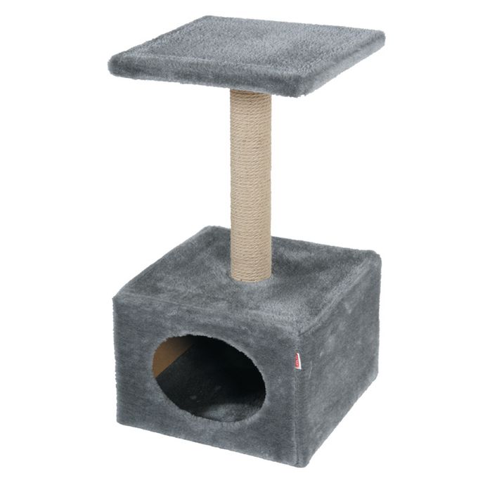 דוו+ מגרדת משחק עץ קלאסי אבי שחור 30X30X60