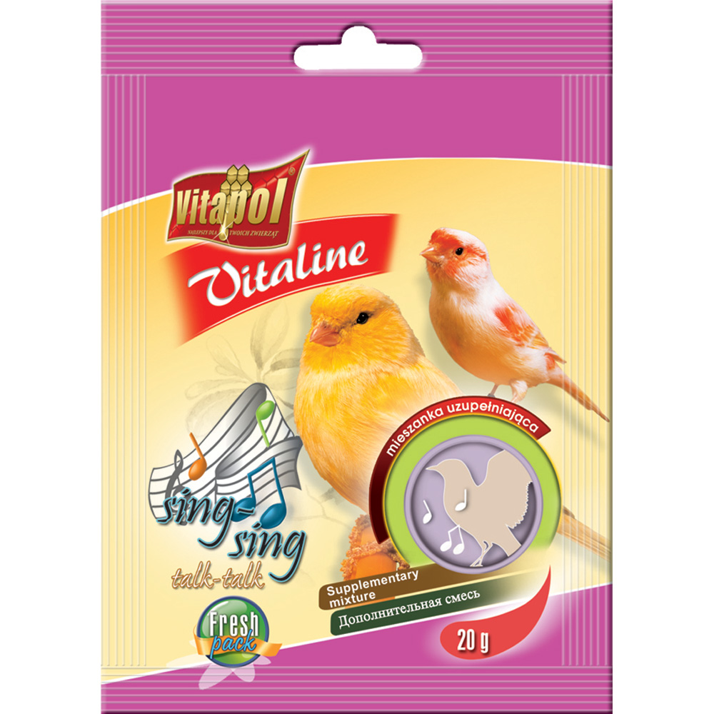 VITAPOL מעודד שירה לציפורים 20 גרם