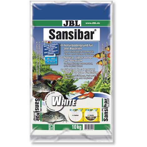 חול סנסיבר לבן 10 קילו JBL Sansibar White