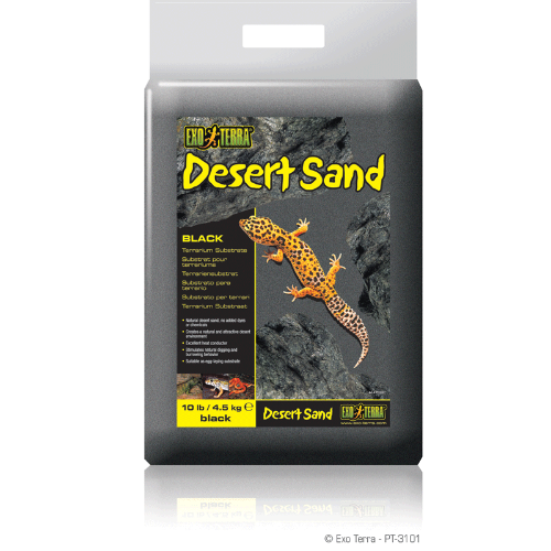 אקזוטרה מצע חול מדברי שחור 4.5 ק”ג EXO TERRA DESERT SAND