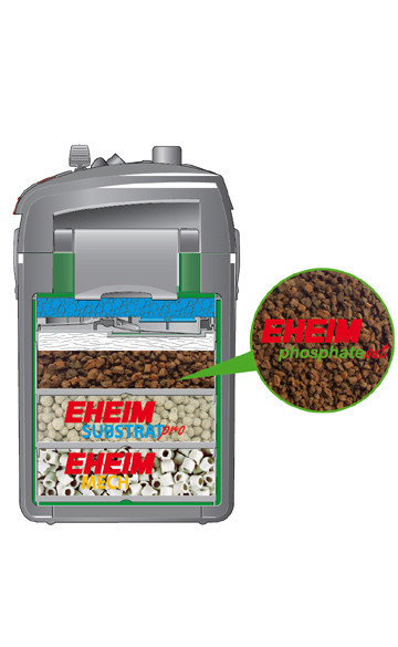 אהיים סופח פוספאט 390 גרם EHEIM phosphateout 