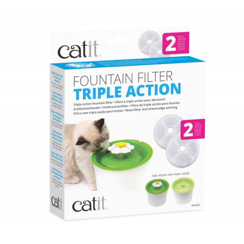 CAT IT פילטר סינון למזרקת מים פרח(2 יח’)