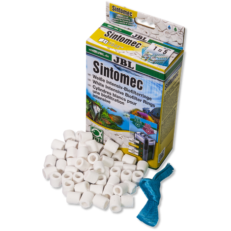 Anneaux de biofiltration intensive blancs, JBL SintoMec - 600g