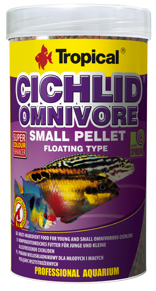 מזון ציקליד אומניבור 1000 מ”ל Tropical Cichlid Omnivore