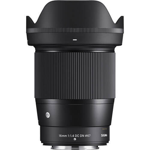 עדשת Sigma 16mm f/1.4 DC DN לפוג'