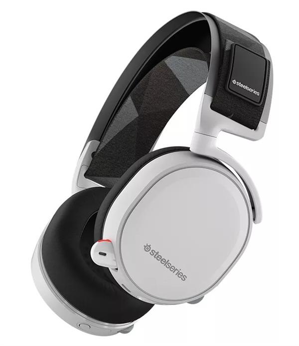 אוזניות גיימינג אלחוטיות SteelSeries Arctis 7 צבע לבן