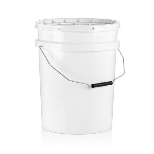 סט של 10 חביות תיפוף 18 ליטר לסדנאות ולאירועים חברתיים דלי לבן (לא כולל מכסה)