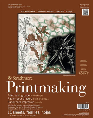 בלוק נייר הדפסים Printmaking  [280 גרם] מידה 27.9X35.5 ס