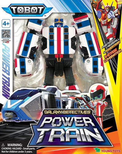 טובוט POWER TRAIN פאוור טריין - רובוט לוחם TOBOT שמשתנה לרכבת שישה קרונות