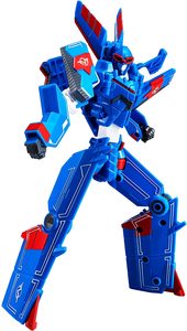 טובוט QUANTUM STEALTH קוואנטום סטילט - רובוט לוחם TOBOT שמשנה צורה למטוס חמקן, כולל בומרנג