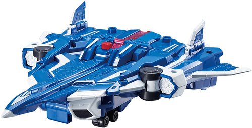 טובוט MAXIMUS V מקסימוס וי - רובוט ענק לוחם טובוט שמשנה צורה למטוס ו-2 מכוניות, כולל כרטיס דמות