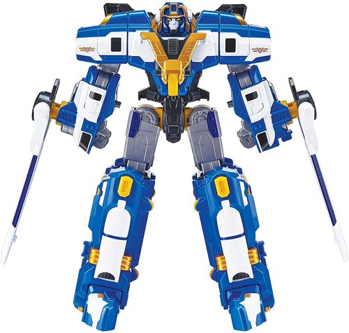 טובוט JUSTIC V ג'סטיס וי - רובוט TOBOT לוחם גדול שמשנה צורה למסוק תובלה