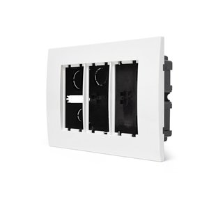 עמדת HOME & OFFICE תחת הטיח 6 מודול, ללא אביזרים Nisko