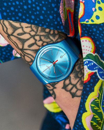 SWATCH SUOS401 LAGOONAZING מלאי קטן מהרו להזמין