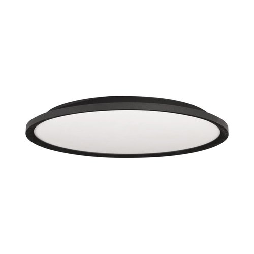 צמוד תקרה מרחף דק ועגול שחור GALAXY 24W 30CM גוון אור משתנה בקליק Nisko 
